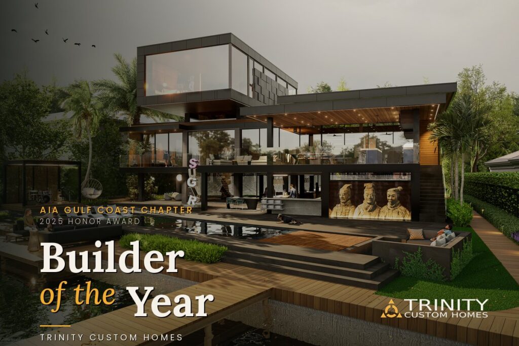 AIA Gulf Coast Chapter names Trinity Custom Homes 2025 Builder of the Year
